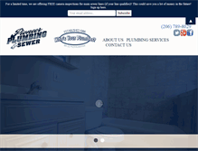 Tablet Screenshot of pioneerplumbing.biz